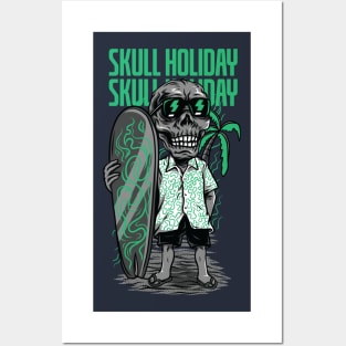 Skull Holiday Posters and Art